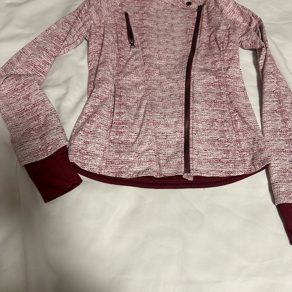 Mondetta women's jacket Stylish Pink and white Zip-Up lightweight